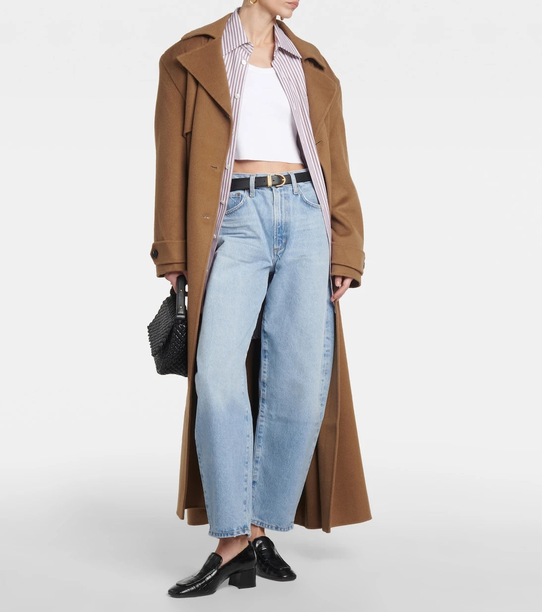 Agolde - Ribbed-knit crop top