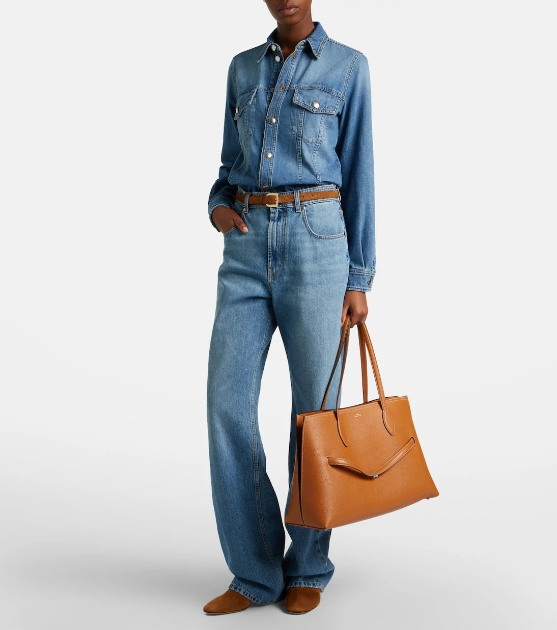 Tod's - High-rise wide-leg jeans