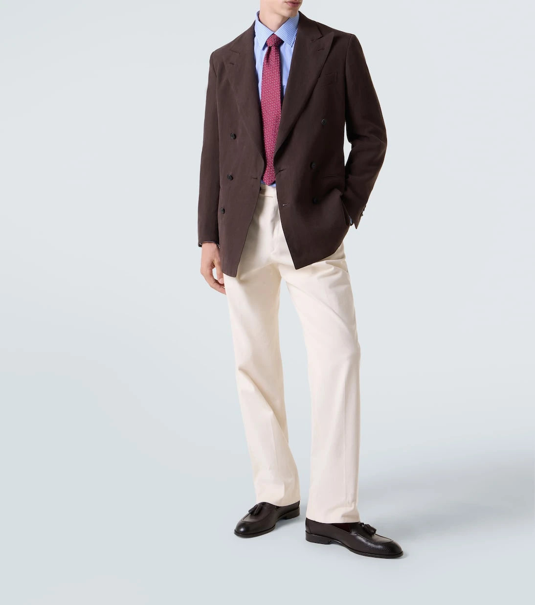 Charvet - Striped cotton poplin shirt