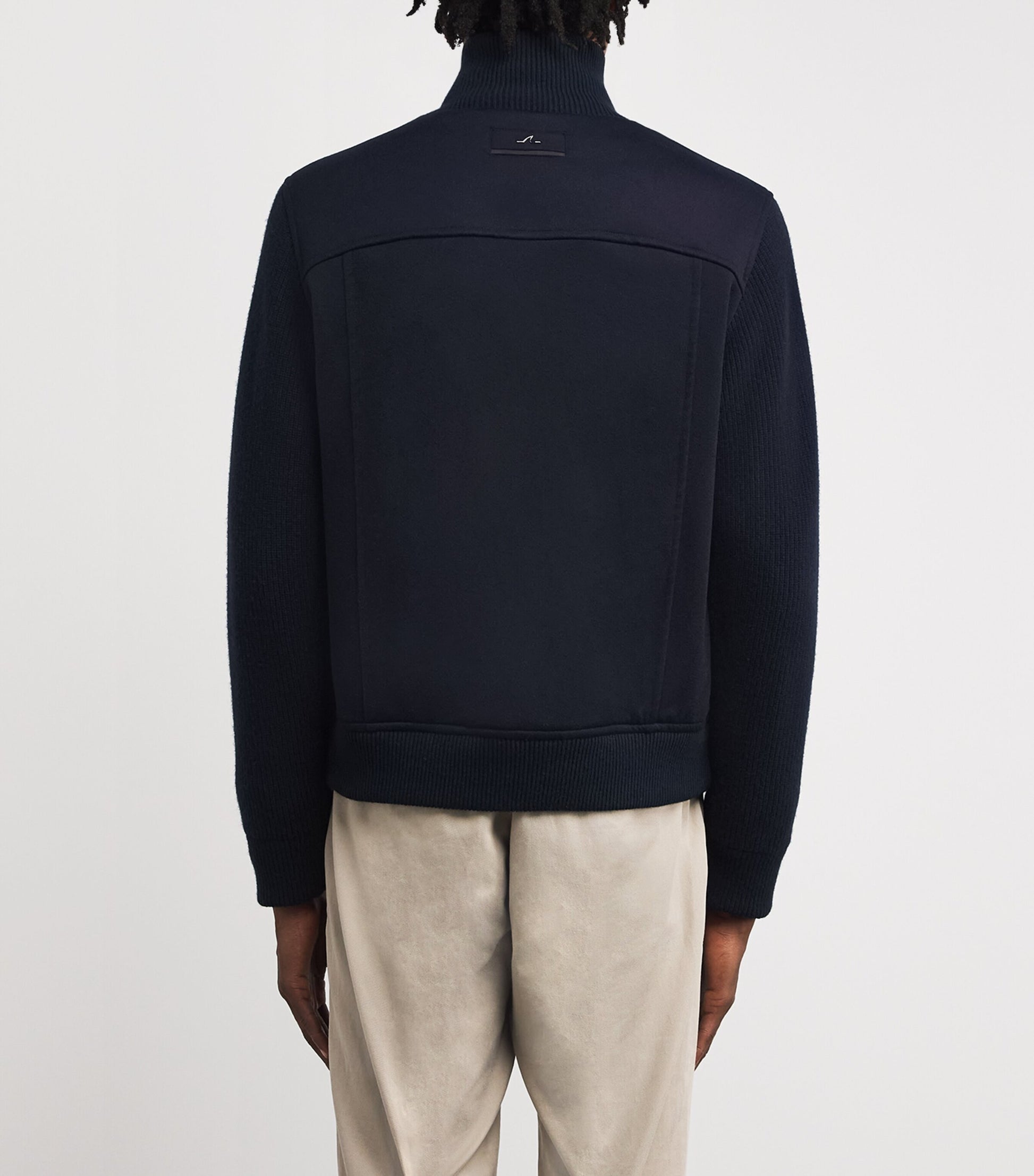 Blue Cashmere Hybrid Jacket