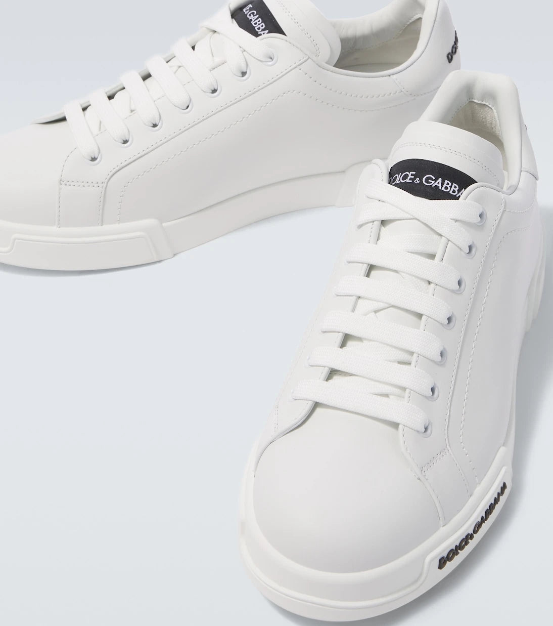 Dolce&Gabbana - Logo leather sneakers