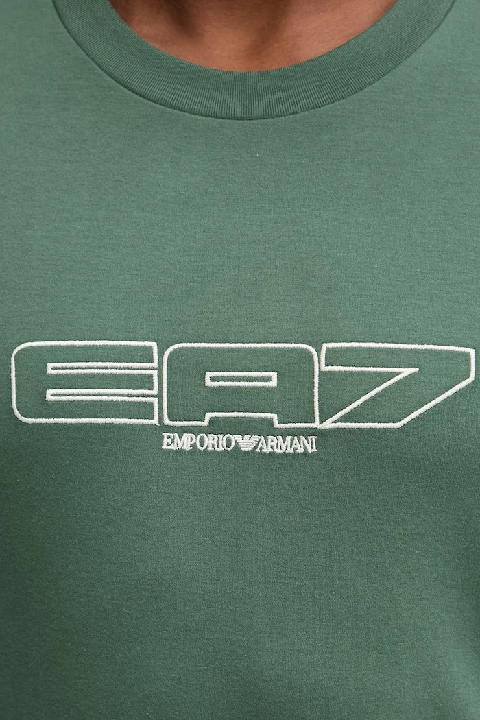Памучна тениска EA7 Emporio Armani