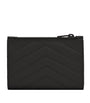 Saint Laurent Black Quilted Leather Bifold Pouch