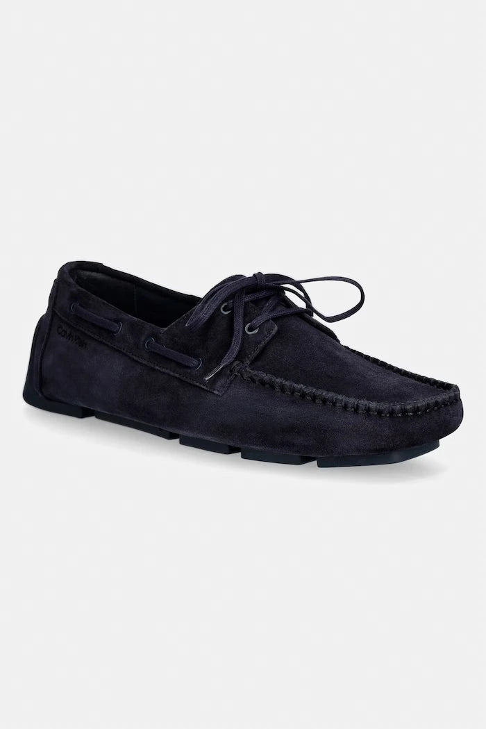 Calvin Klein Erkek Süet Mokasen DRIVER BOAT SU