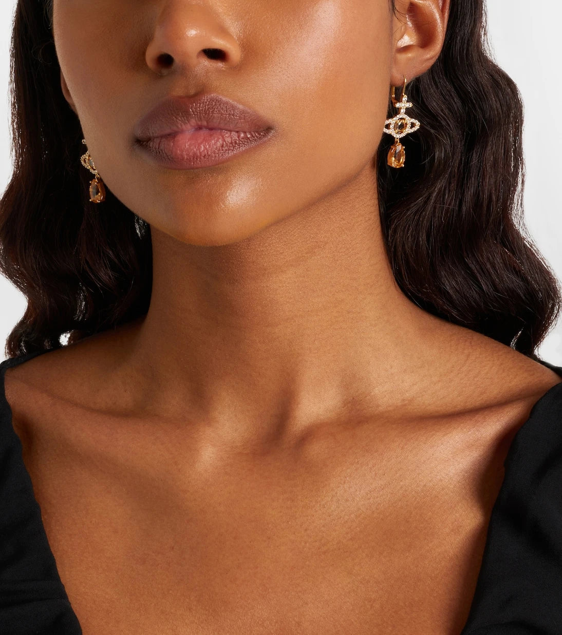 Vivienne Westwood - Olympia embellished drop earrings