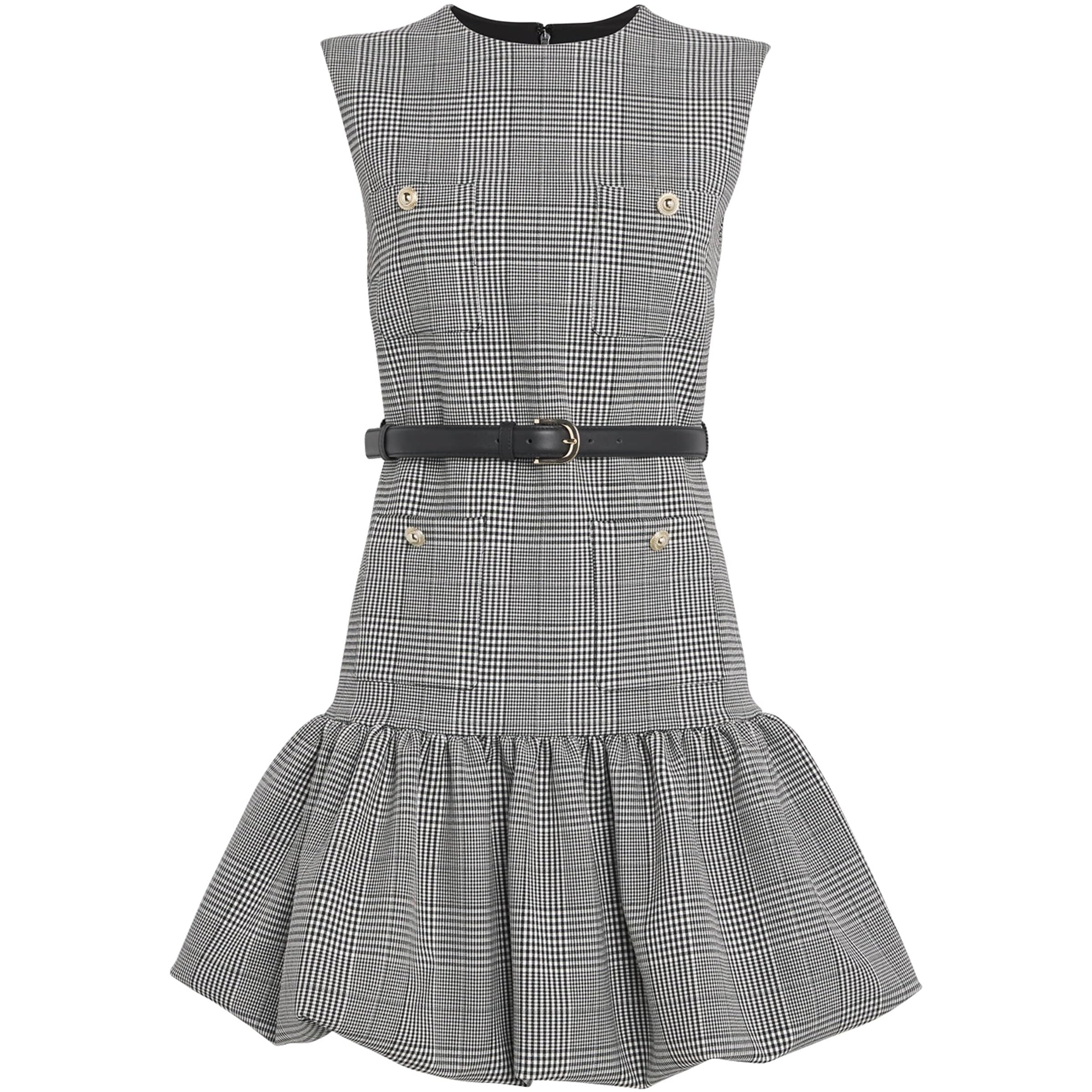 Self-Portrait Multi Prince of Wales Check Mini Dress