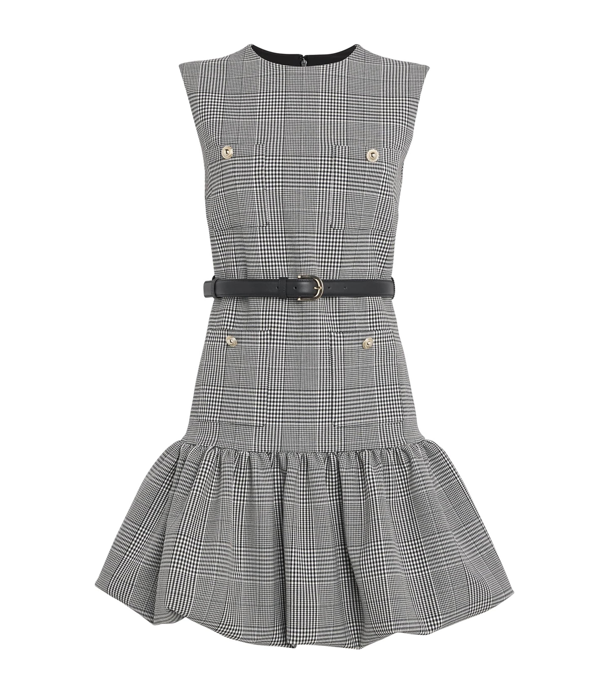 Self-Portrait Multi Prince of Wales Check Mini Dress
