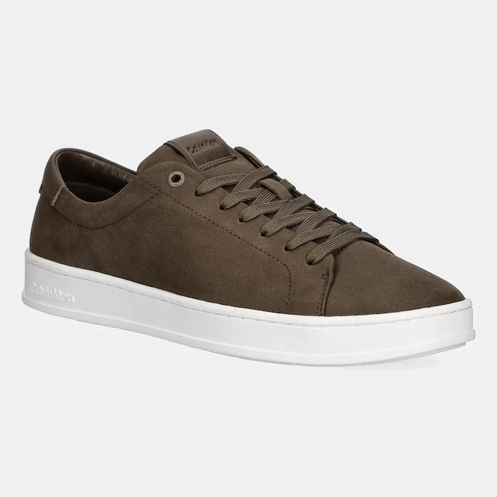 Кожени маратонки Calvin Klein LOW TOP LACE UP NU