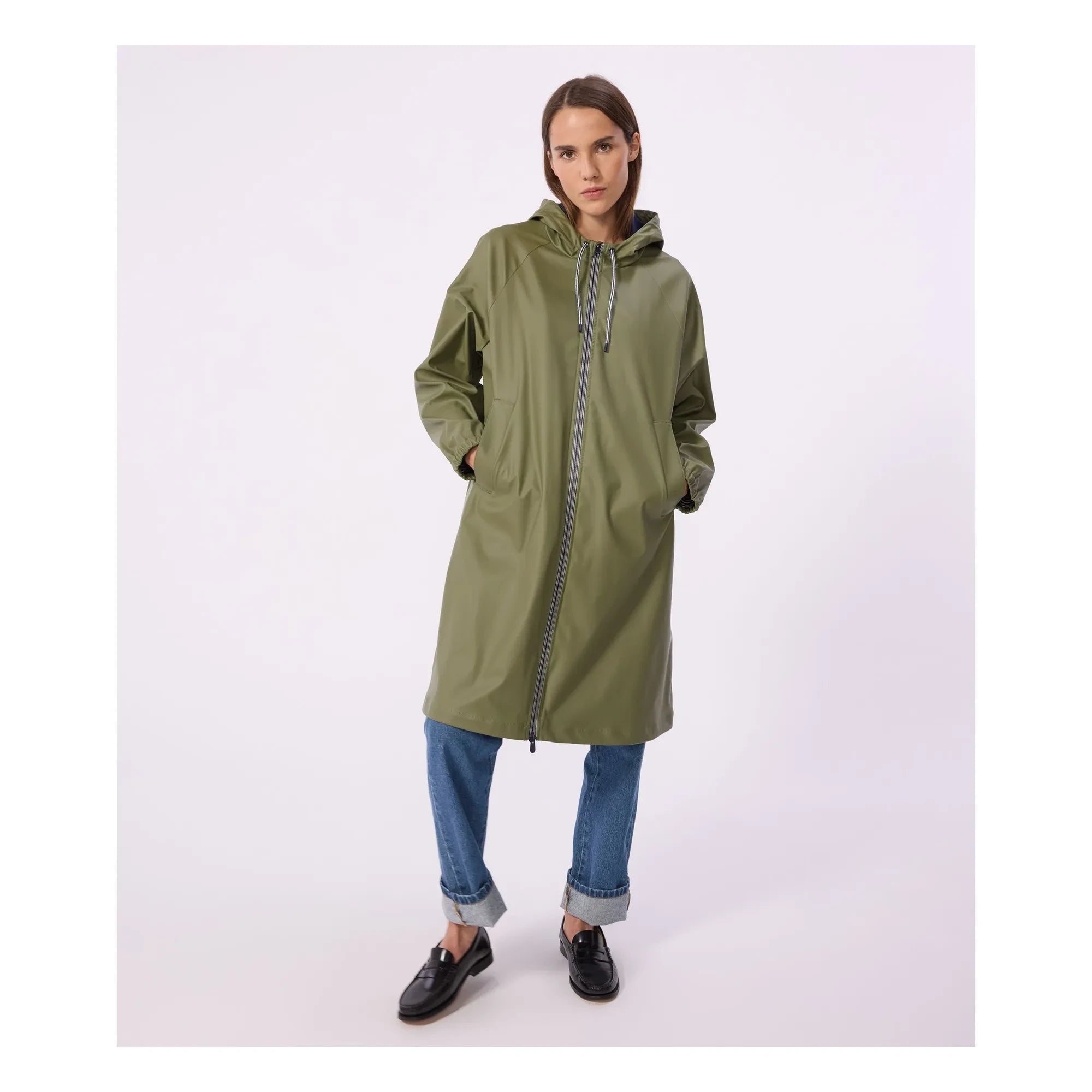 Petit Bateau - Long Waxed Recycled Fibers | Khaki
