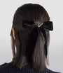 Black Velvet Bow Hair Clip
