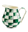 Emerald Check Pitcher