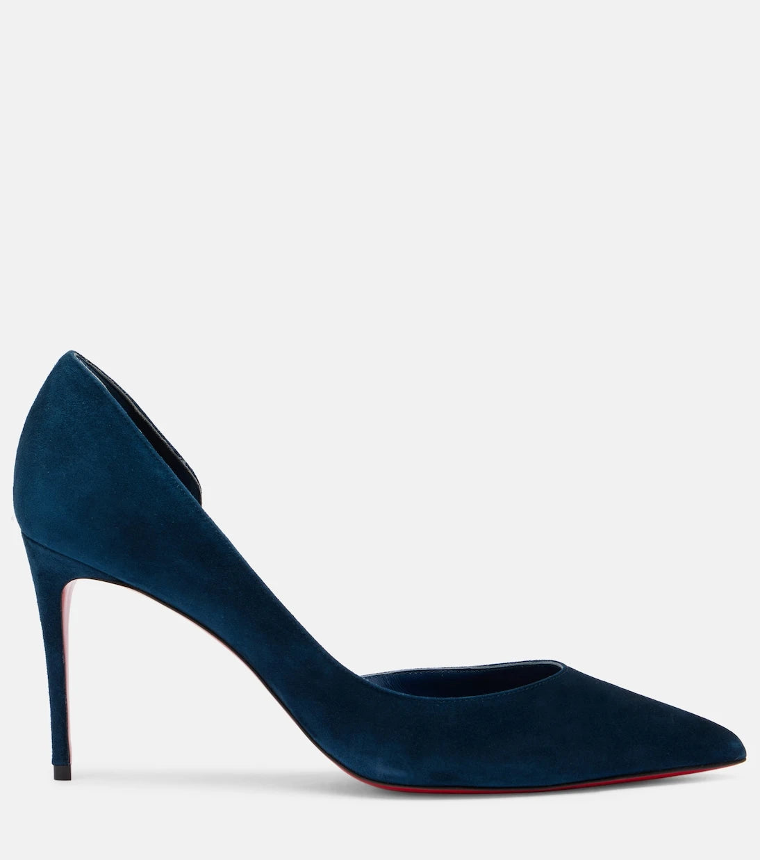 Christian Louboutin - Iriza 85 suede d'Orsay pumps