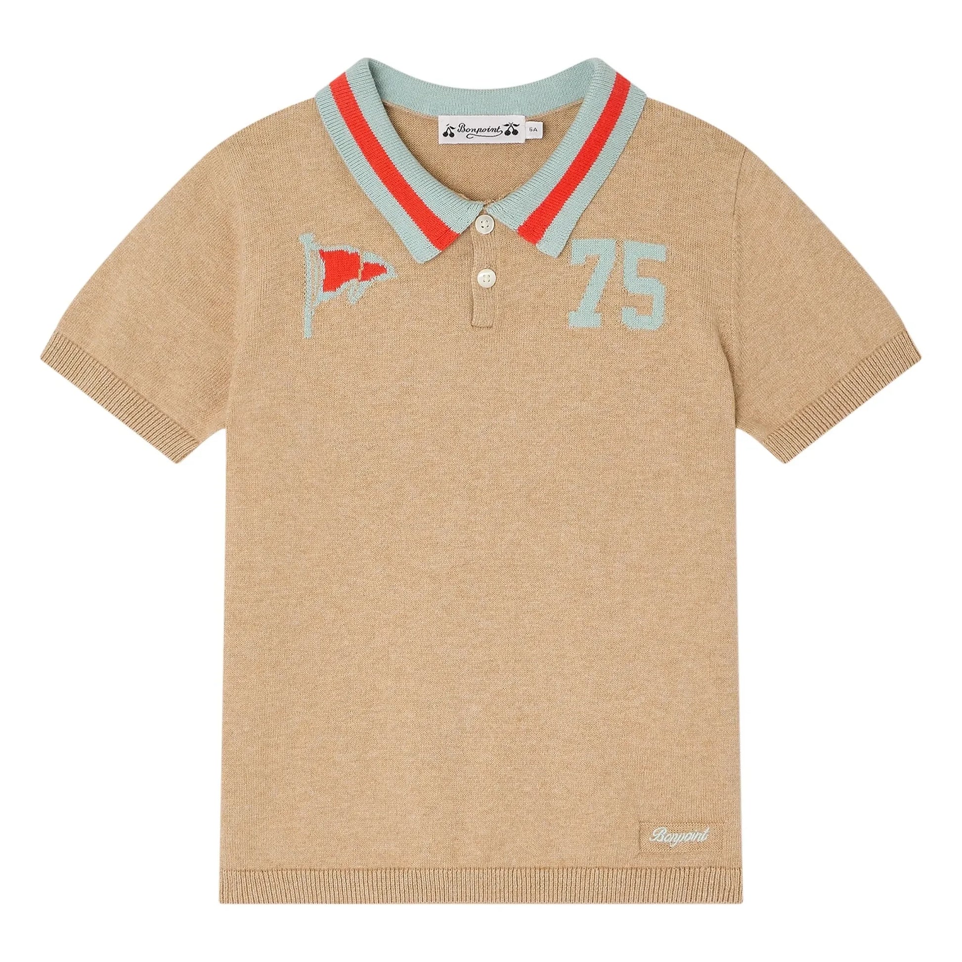 Bonpoint - Polo Loyal | Heather beige