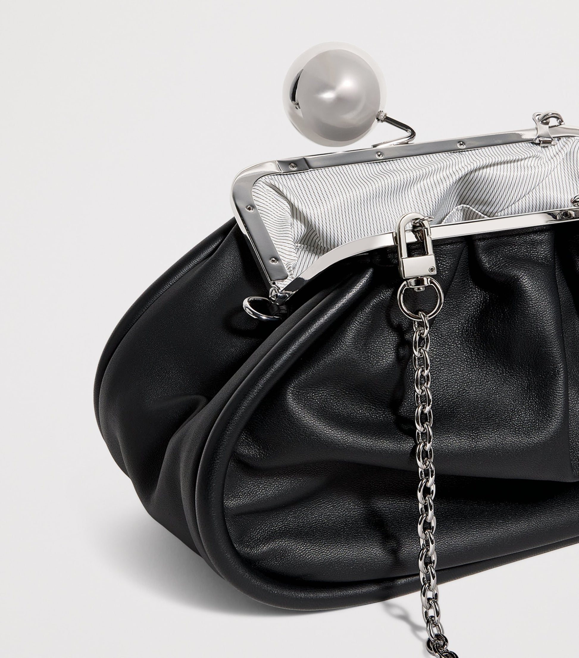 Medium Leather Pasticcino Clutch Bag