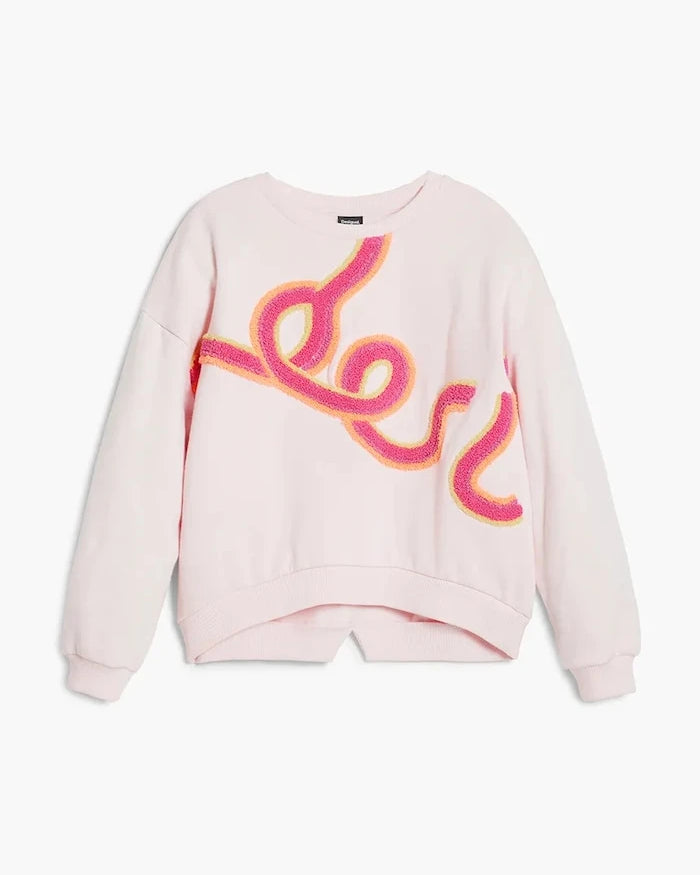 Детски памучен суичър Desigual