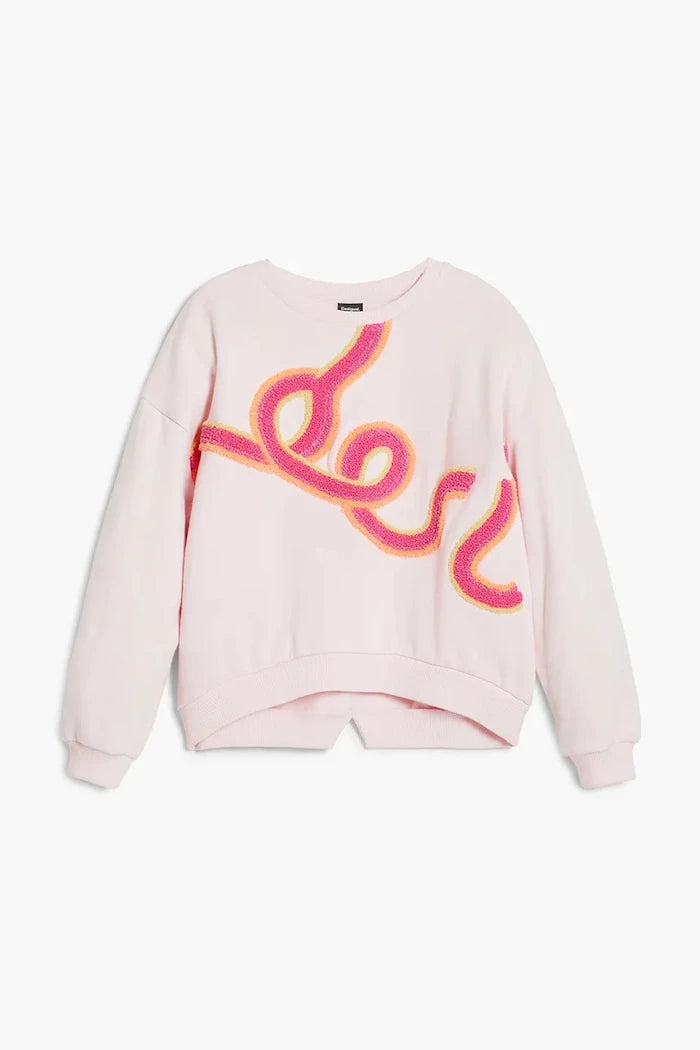 Детски памучен суичър Desigual