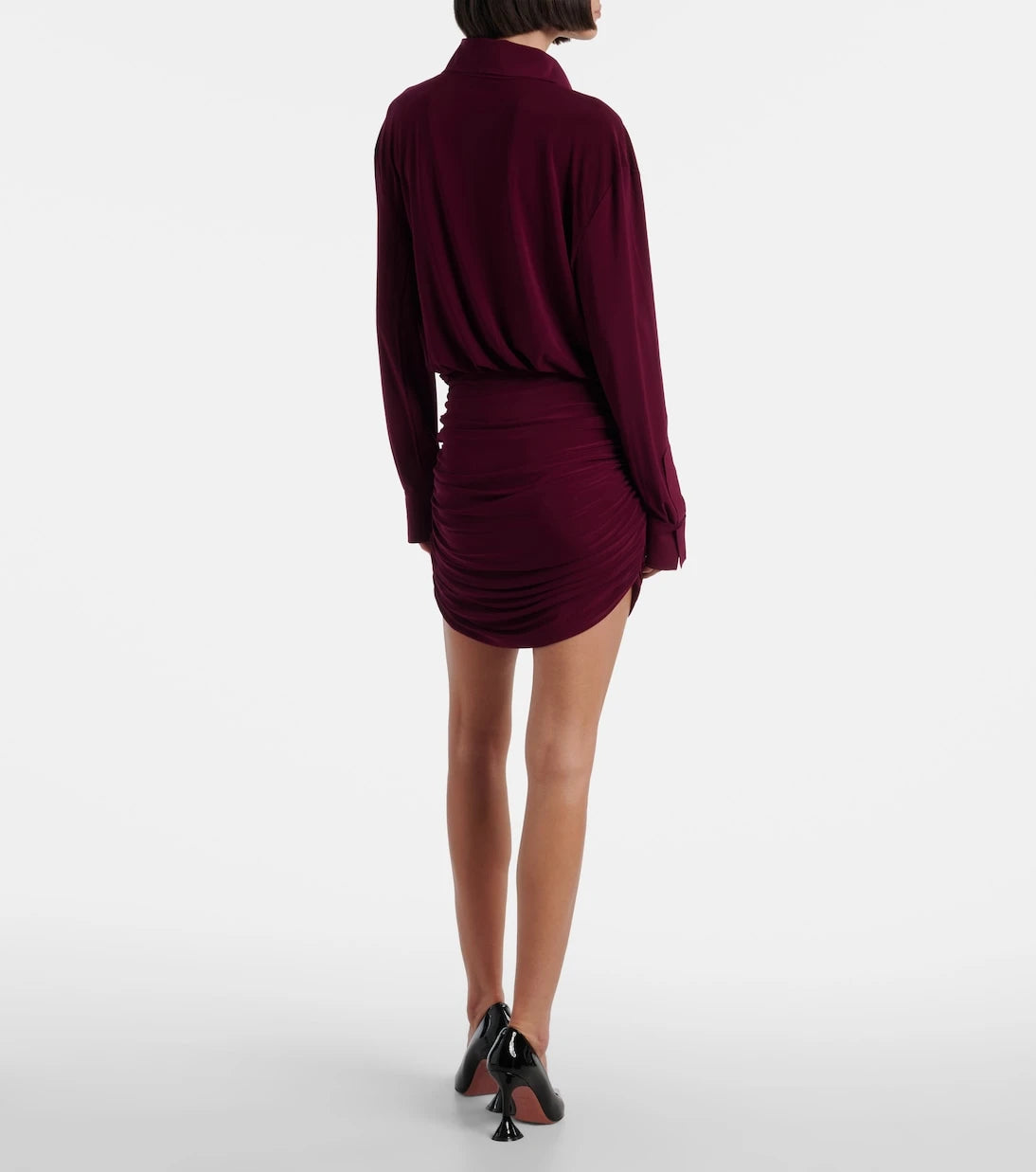 Norma Kamali - Ruched minidress