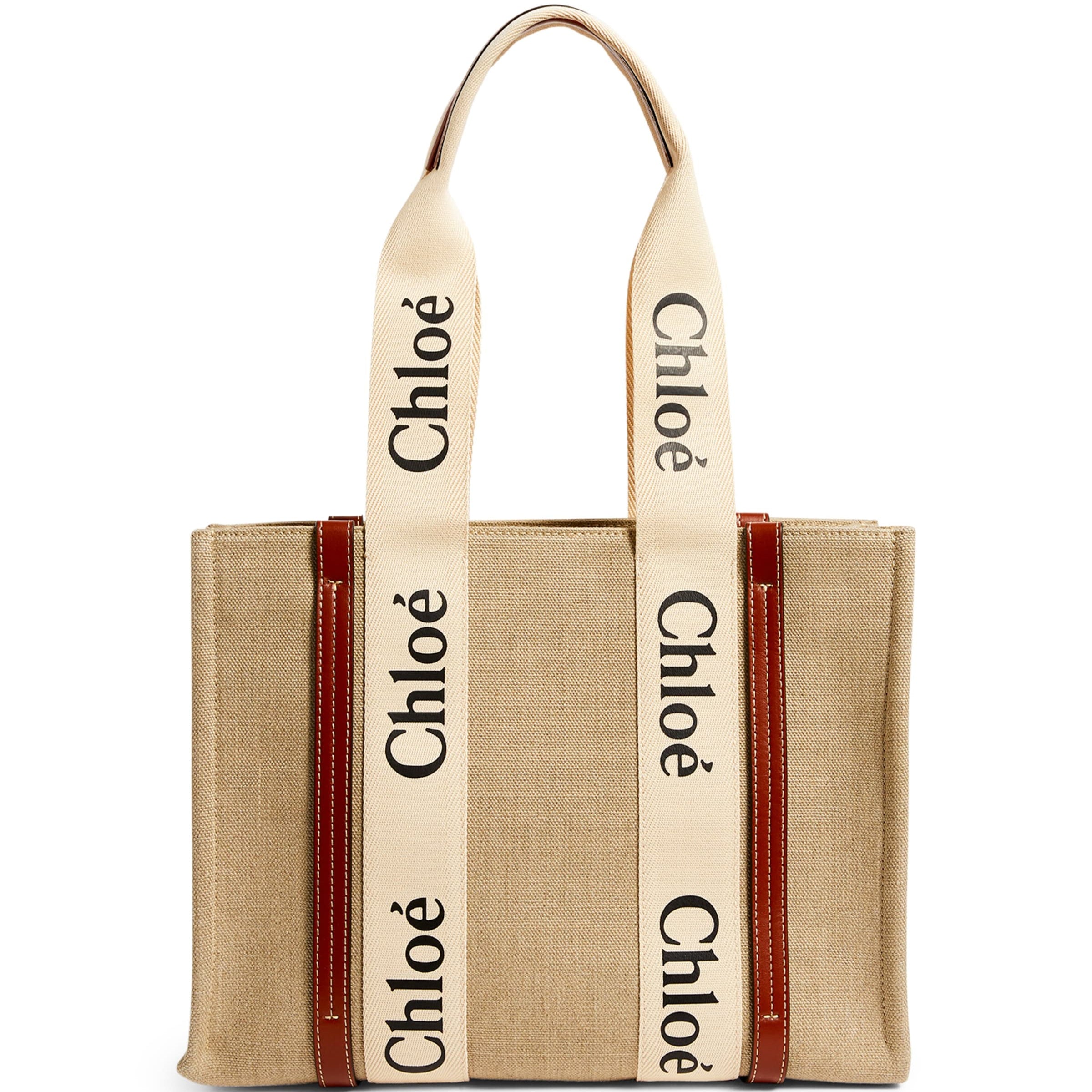 Brown Medium Woody Tote Bag