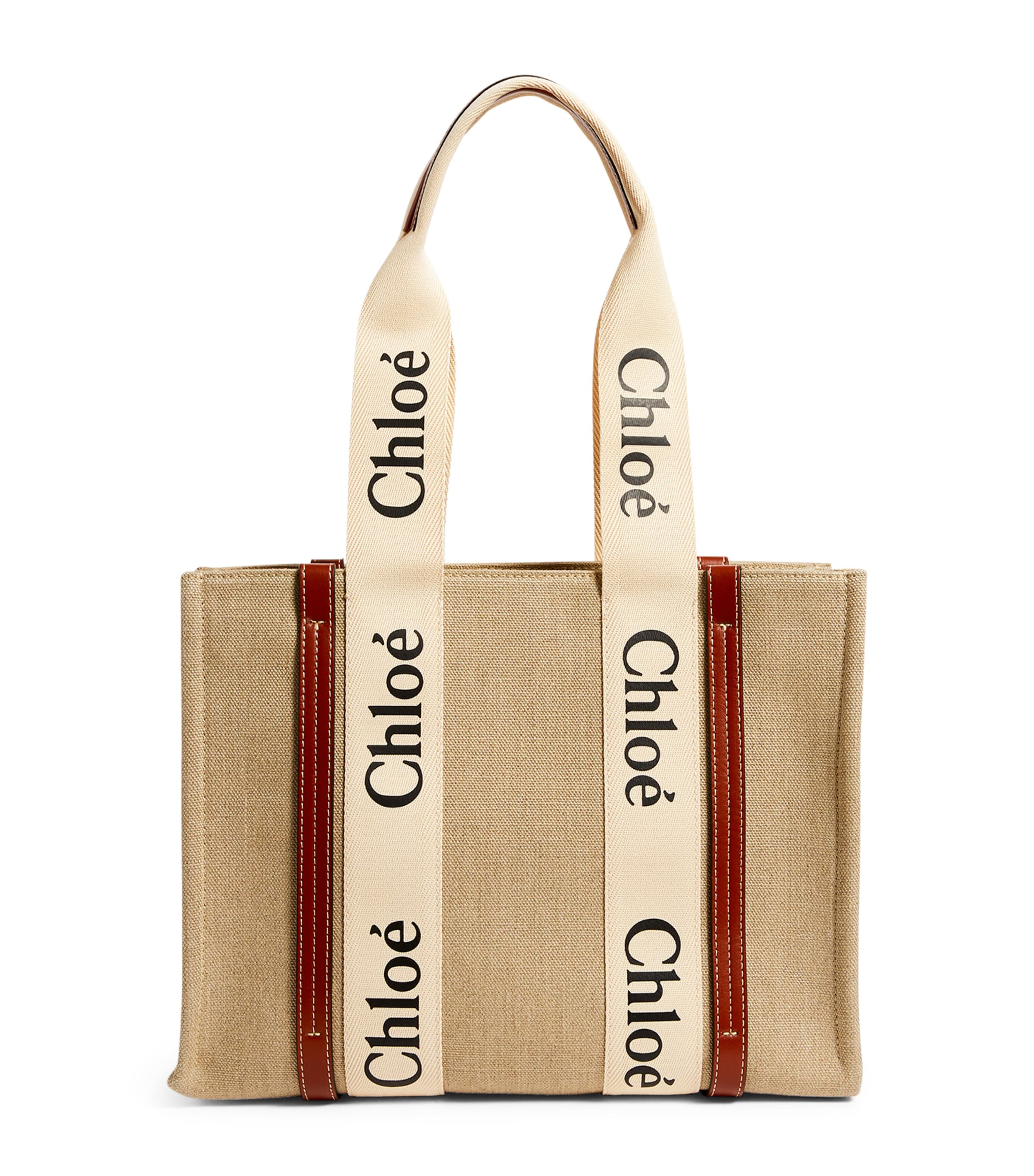 Brown Medium Woody Tote Bag