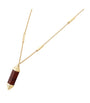 Yellow Gold and Snakewood Les Berlingots de Cartier Necklace