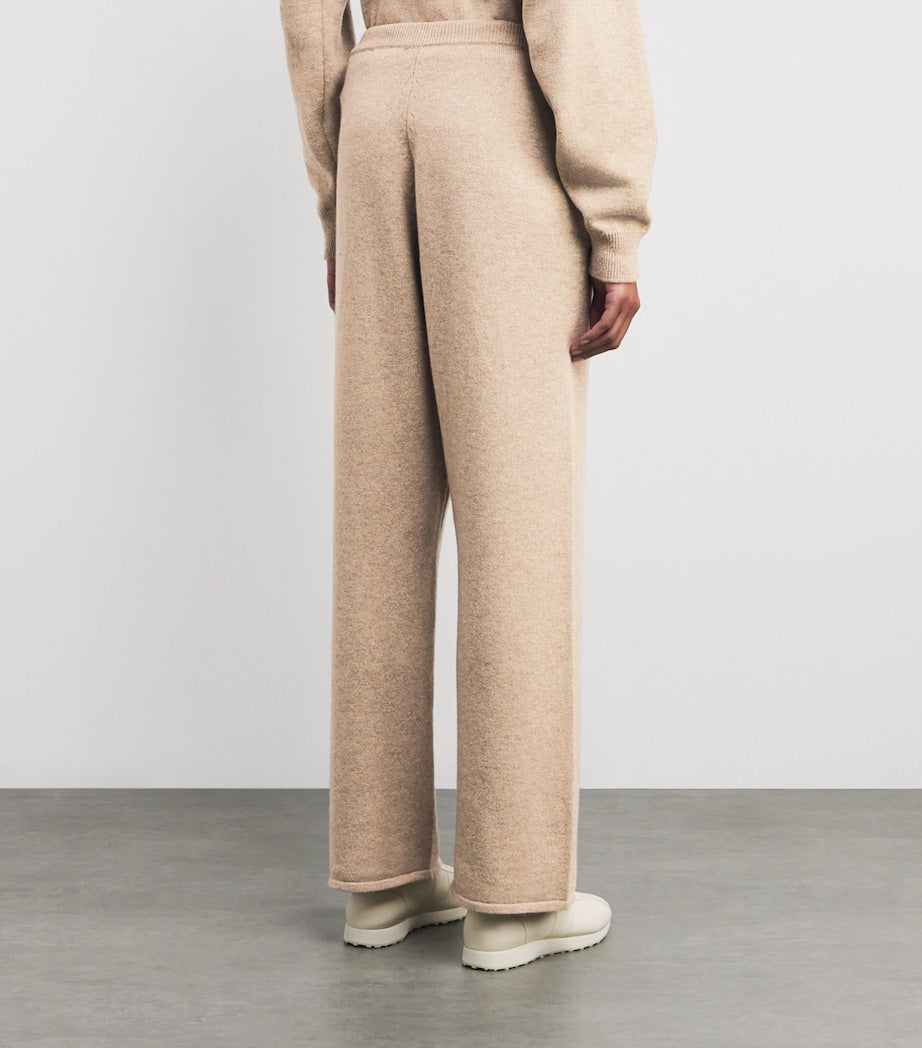 Harrods Cashmere Wide-Leg Sweatpants