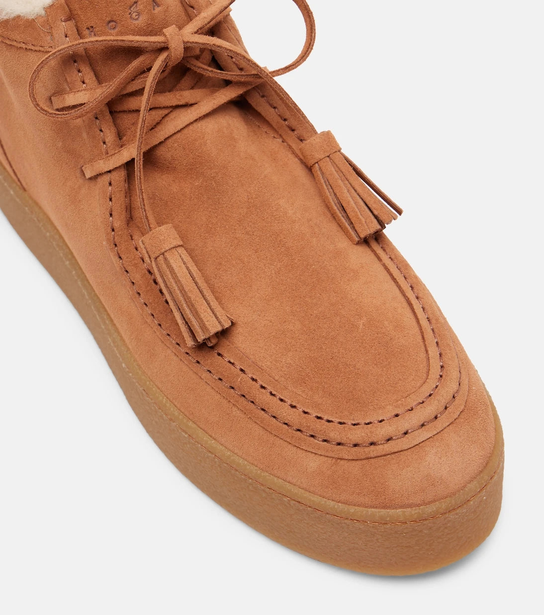 Hogan - H681 suede platform desert boots