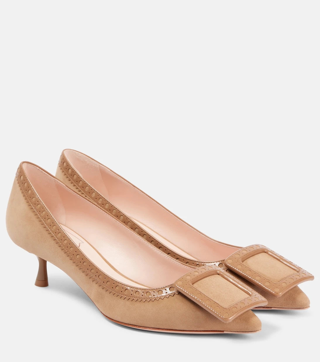 Roger Vivier - Viv' in the City 45 suede pumps