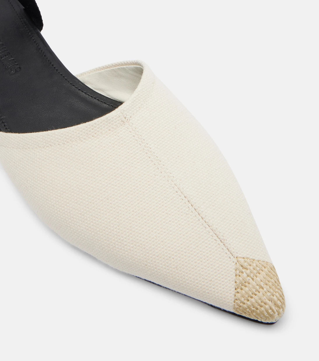 Jacquemus - Embroidered canvas flats