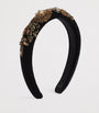 Jennifer Behr Gold Embellished Stenaya Headband