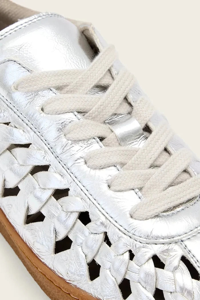 AllSaints Velma Woven Sneaker маратонки дамски от кожа