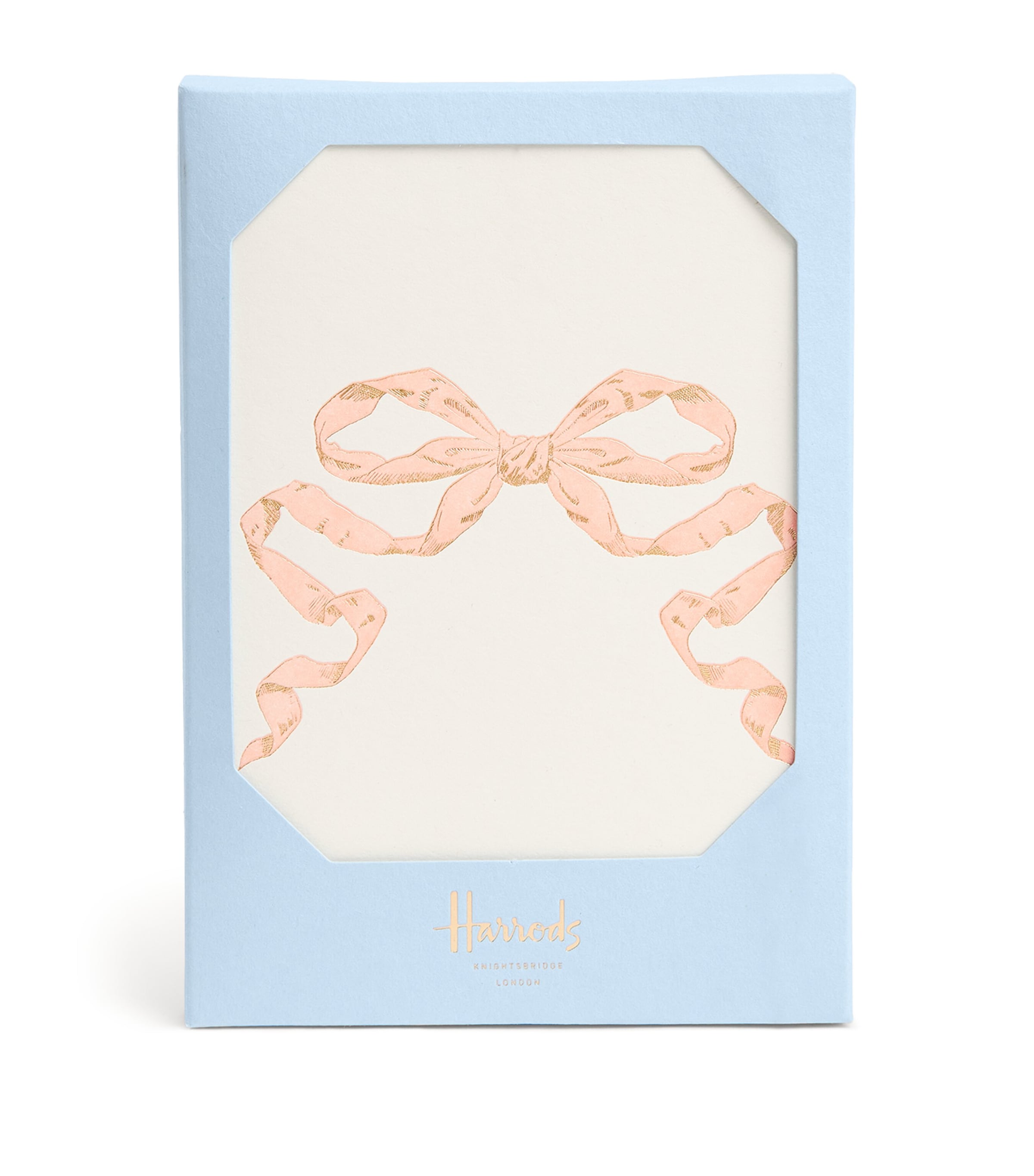 Blue Bow Cards (Pack of 5)