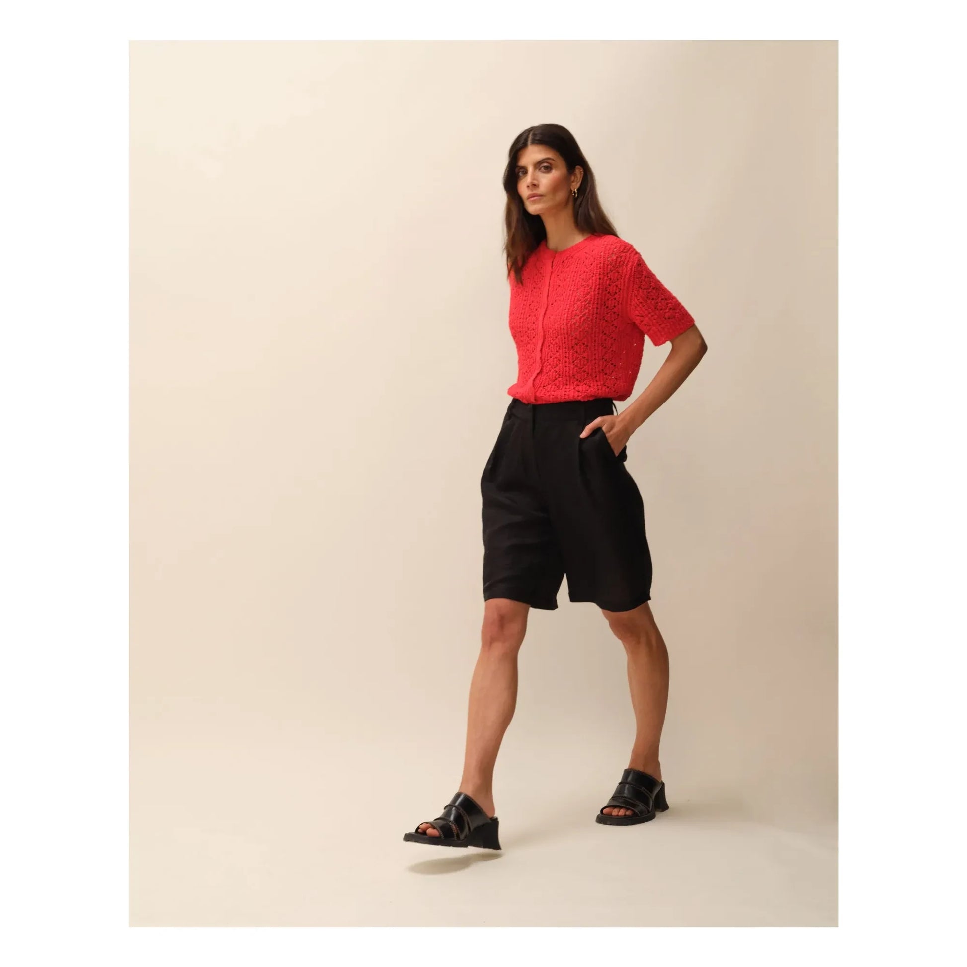 Nitah - Bermuda shorts Myriam | Black