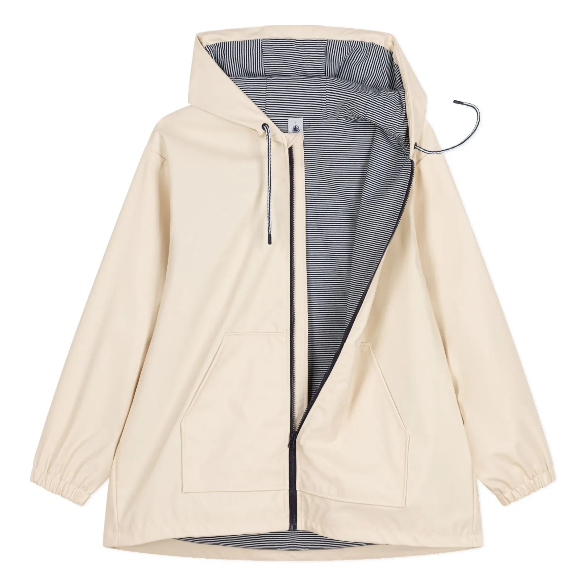 Petit Bateau - Taxine Waxed Coat | Ecru