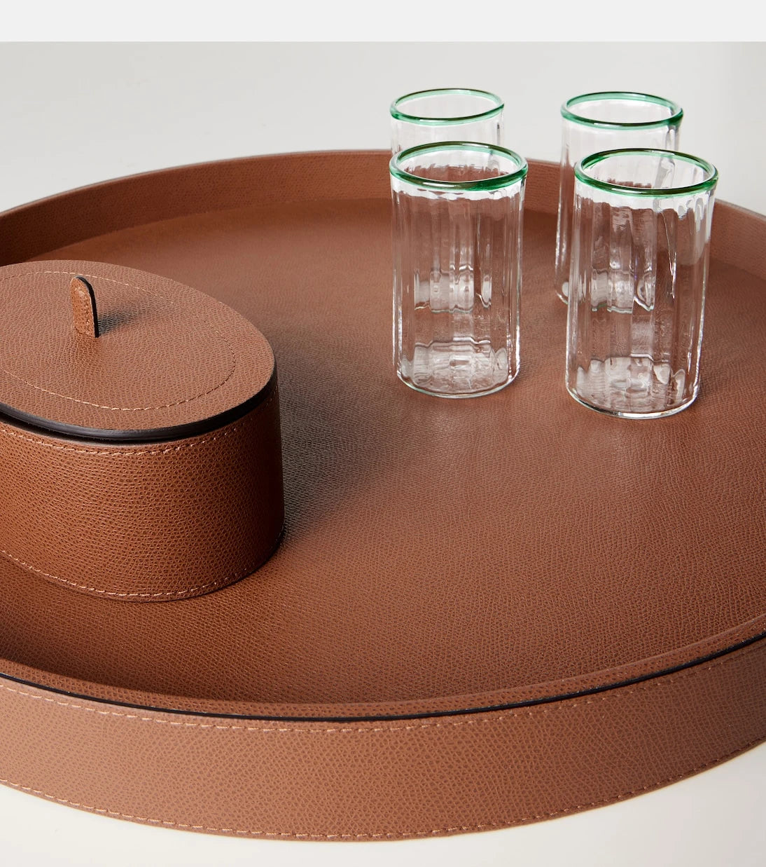 Giobagnara - Polo Large leather tray