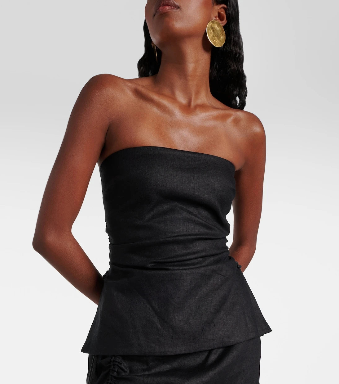 SIR - Josefina strapless linen top