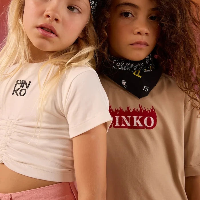 Детска памучна тениска Pinko