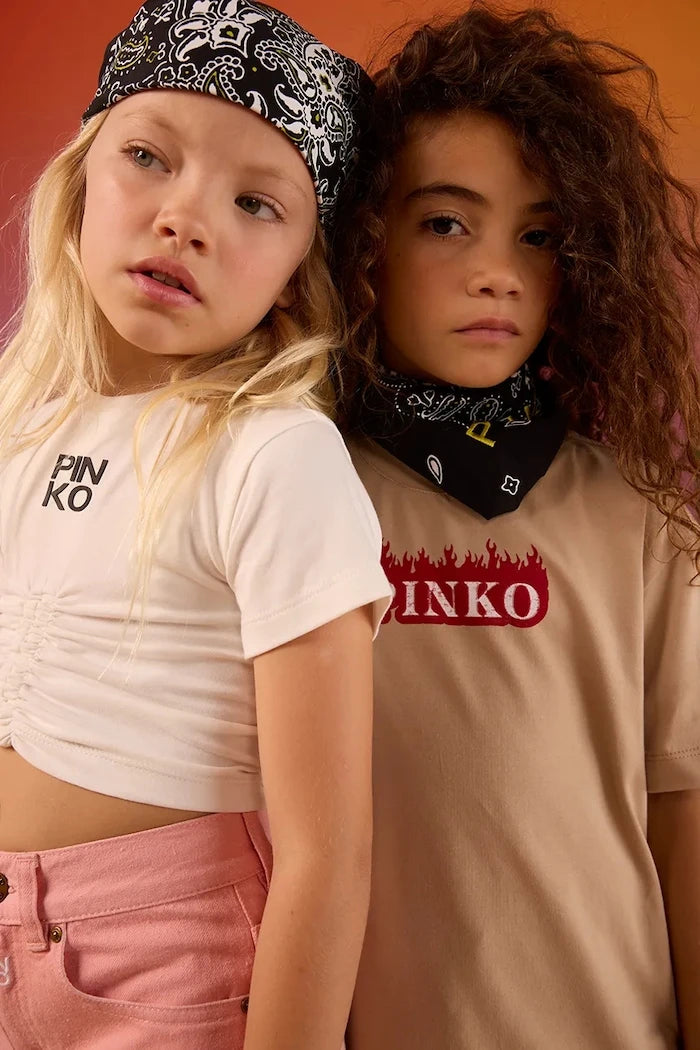 Детска памучна тениска Pinko