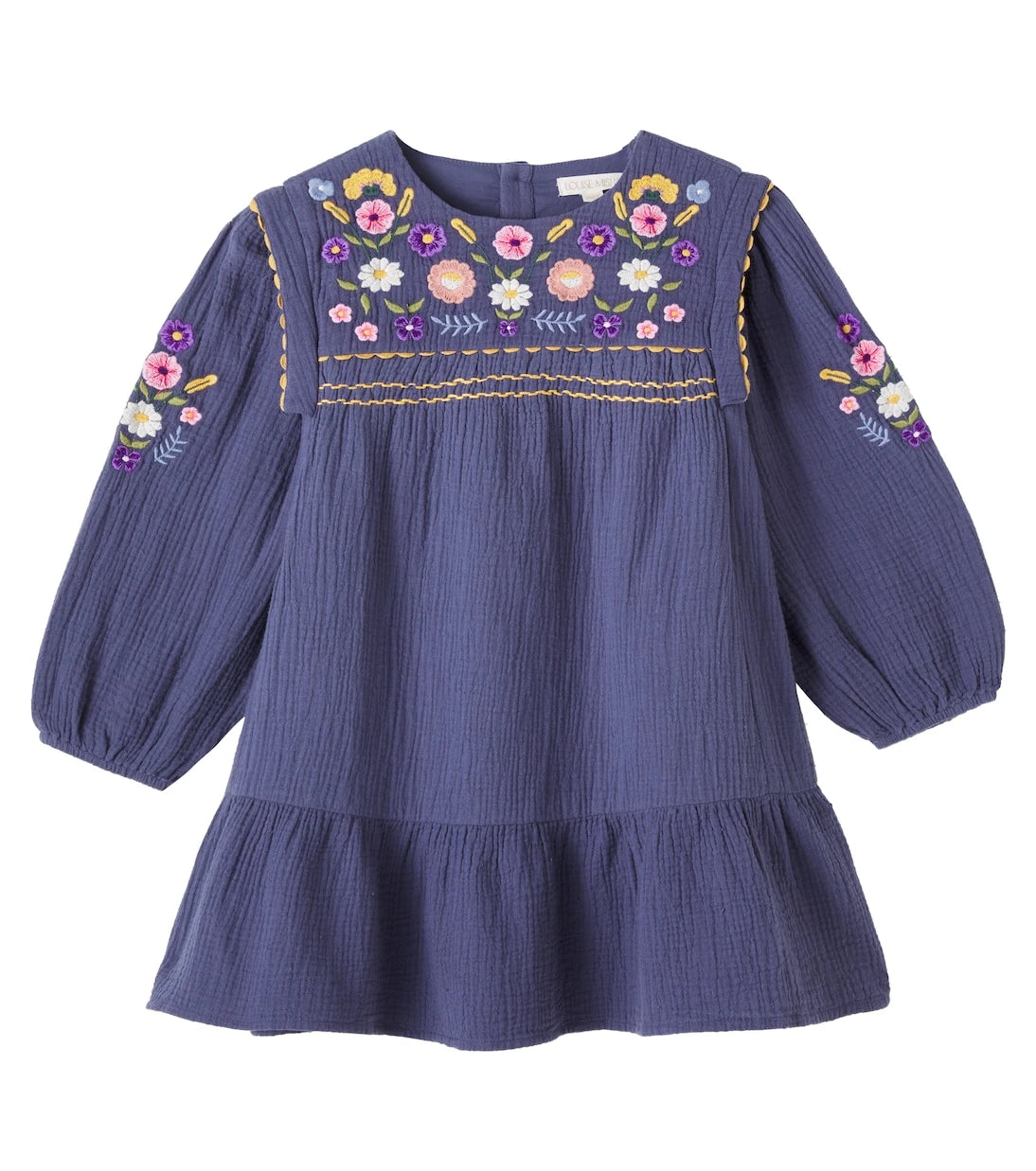 Louise Misha - Isatys embroidered cotton gauze dress