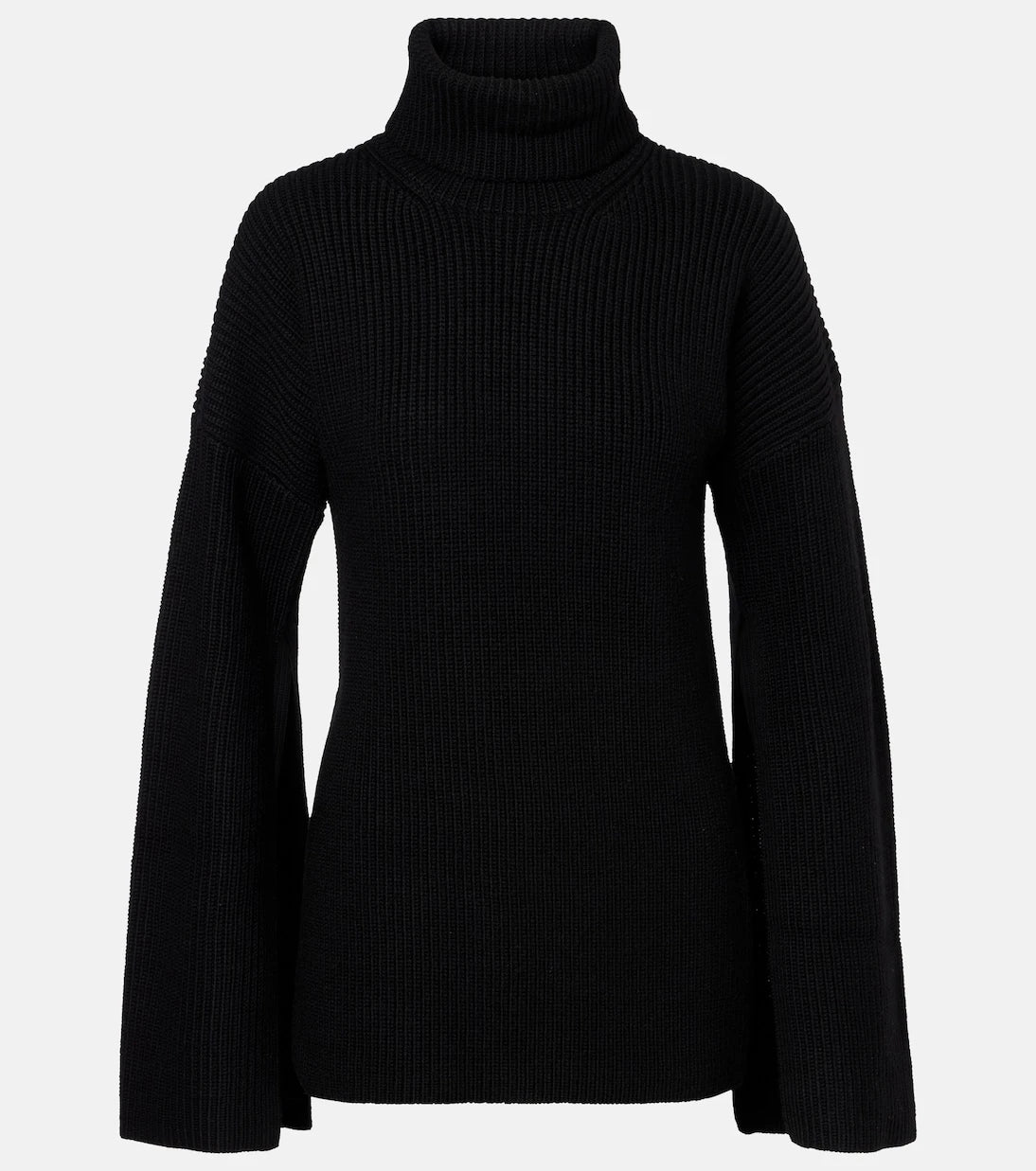 Toteme - Ribbed-knit wool turtleneck sweater