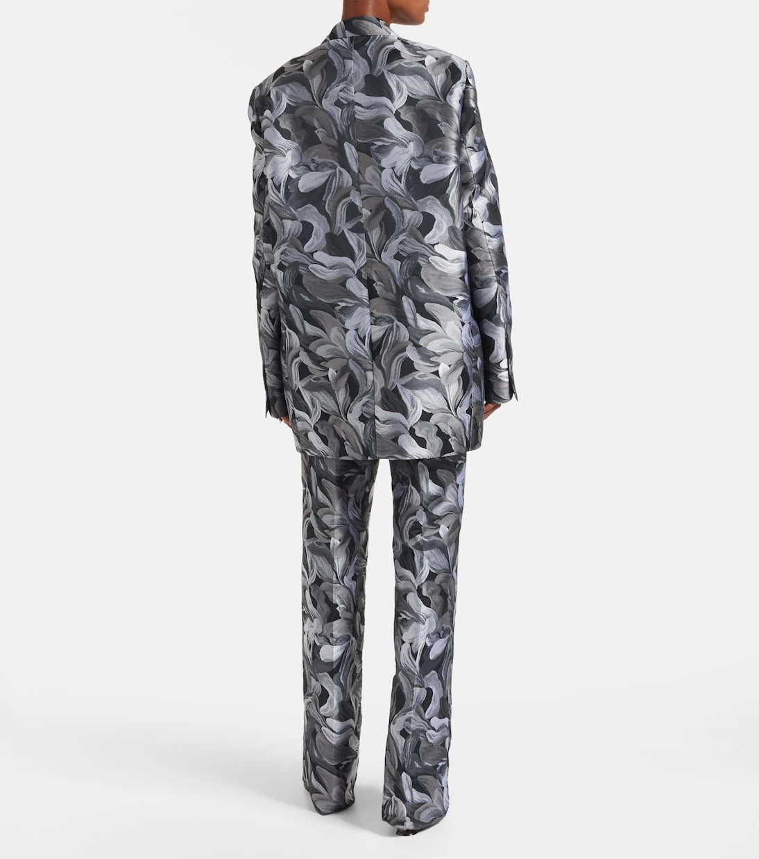 Dries Van Noten - Double-breasted jacquard blazer