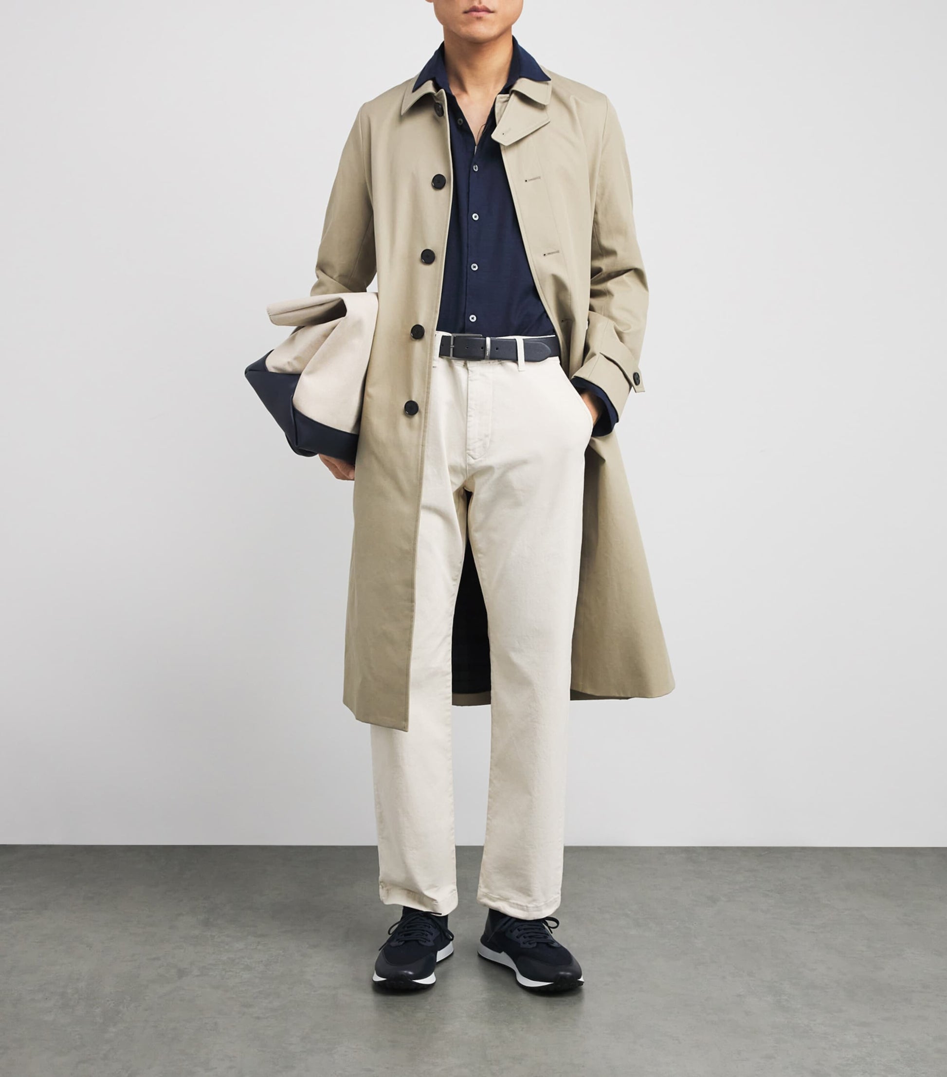 Paul & Shark Leather Reversible Belt