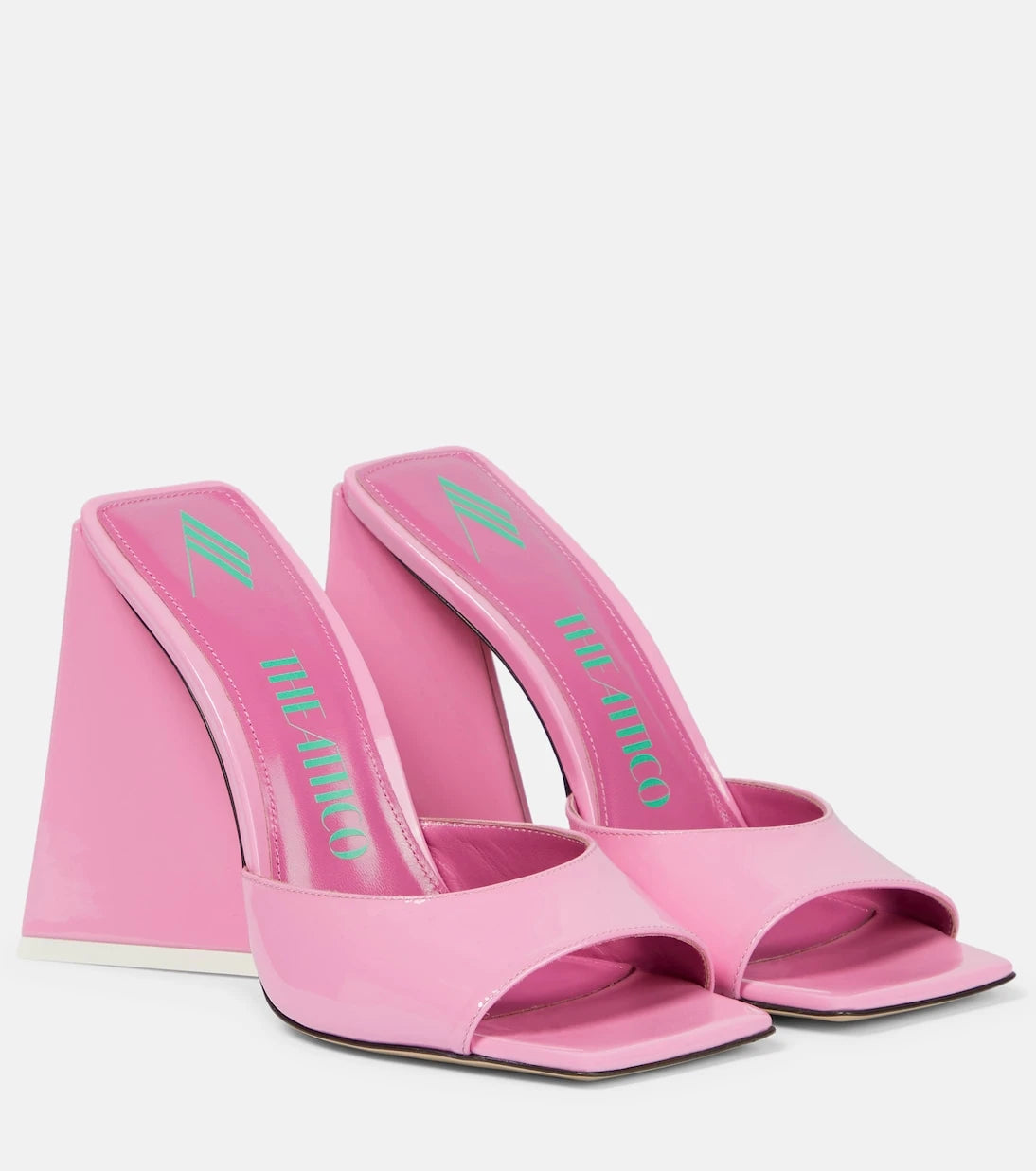 The Attico - Devon patent leather mules