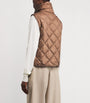 Max Mara Brown The Cube Down-Padded Gilet