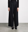 Colombo Kid Cashmere Pleated Wide-Leg Trousers