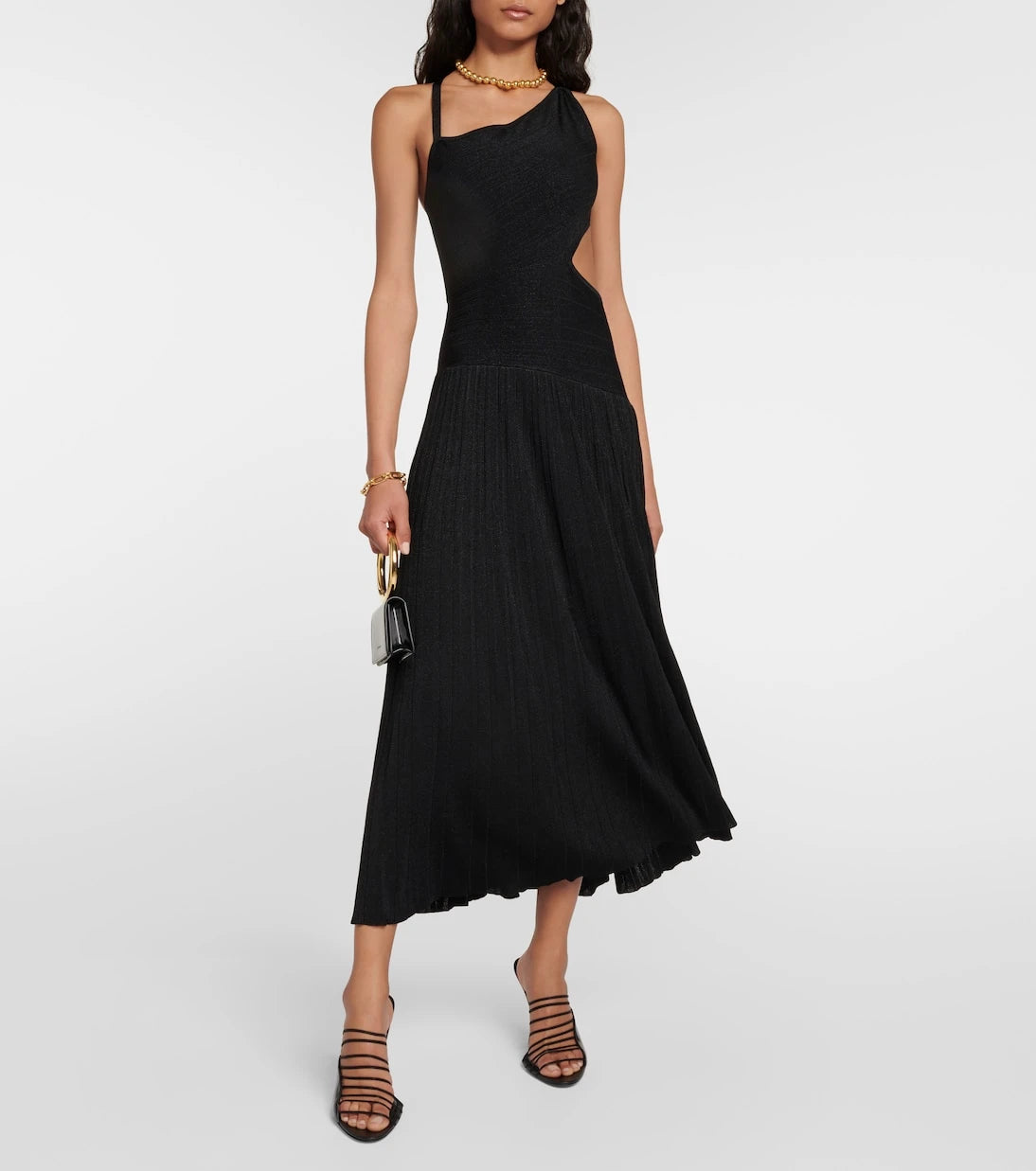 Zimmermann - One-shoulder knit midi dress