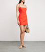 Orange Linen Panettone Mini Dress