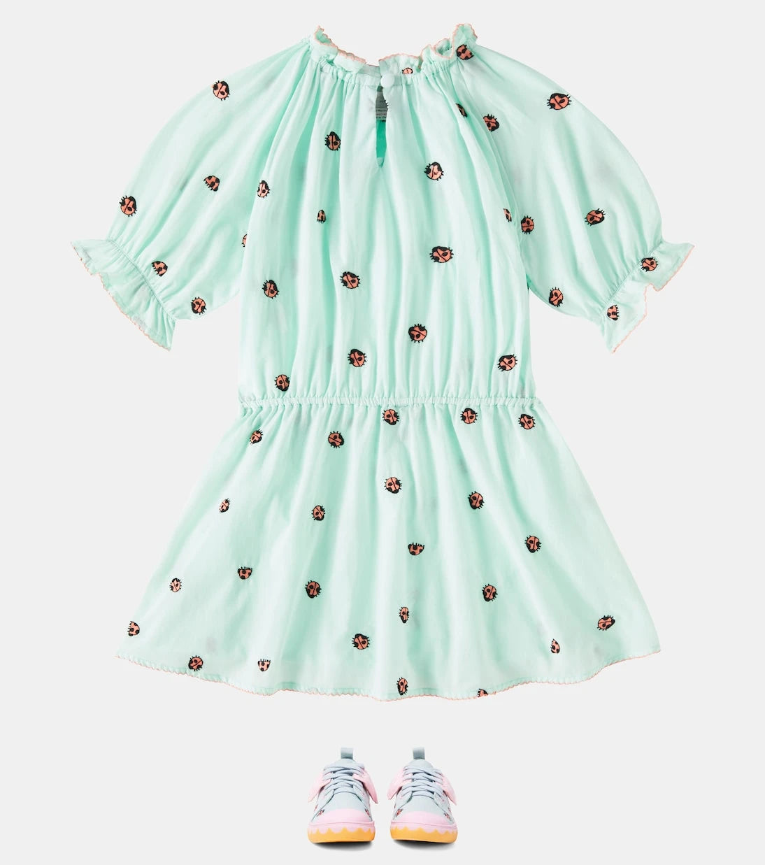 Stella McCartney Kids - Embroidered cotton dress