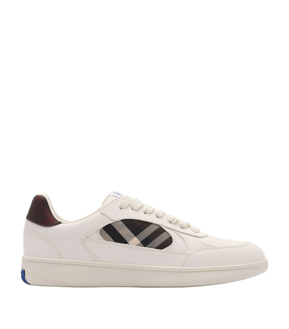 Leather Check Terrace Sneakers