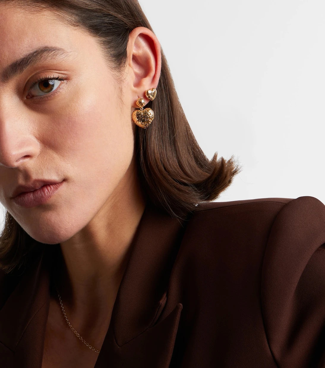 Sydney Evan - Puffy Icon Wallpaper Small 14kt gold earrings