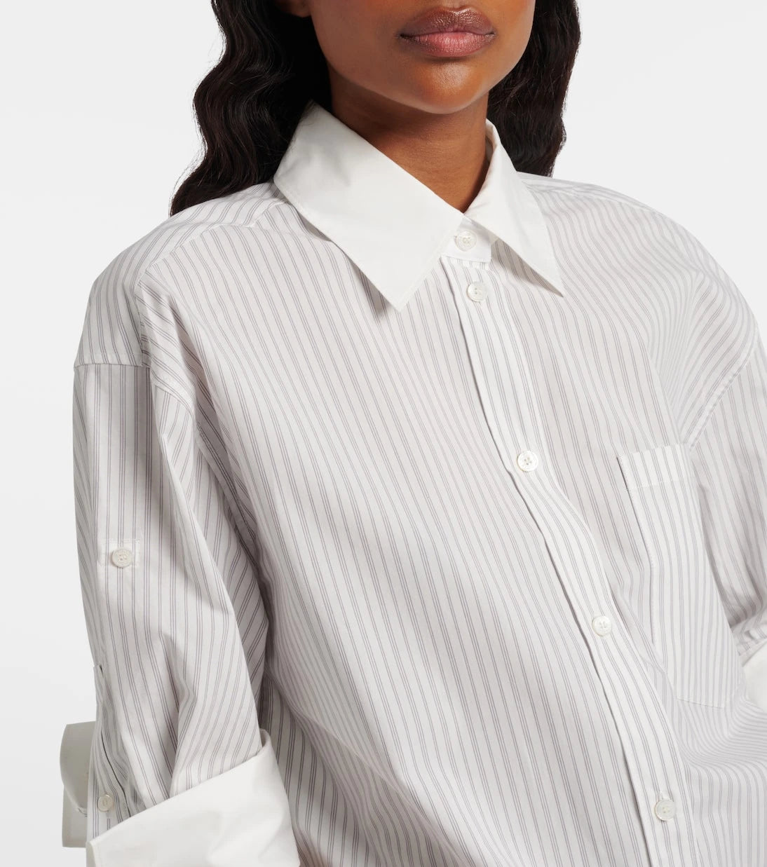 Acne Studios - Striped cotton poplin shirt